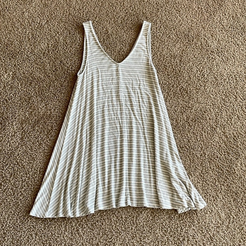 Maurice’s Gray Stripped Shift Dress